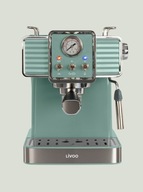 Automatický tlakový kávovar Livoo Espresso kávovar mätový LIVOO zelený
