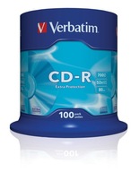 VERBATIM płyty CD-R 700MB 52x 100szt - 43411 CBox