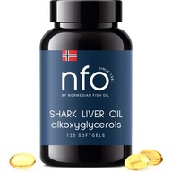 NFO Omega 3 SHARK LIVER OIL [120 kapsúl]