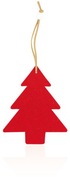 Vianočný prívesok vianočný stromček červený