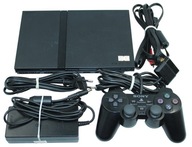 Zestaw Konsola PlayStation 2 Slim PS2 Slim SCPH-77004 Pad Okablowanie