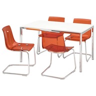 IKEA TORSB TOBIAS Stôl a 4 stoličky 135x85 cm