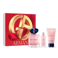 GIORGIO ARMANI MY WAY - WODA PERFUMOWANA 90 ML+TELOVE MLEKO 50 ML+WODA PERF