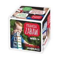 Piramida zabaw - zvieratá/animals kocky, kartón