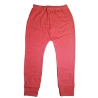 Spodnie dresowe legi 116 bawełniane całe czerwone