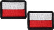Komplet flag na mundur 2 sztuki z rzepem ORGINAŁ
