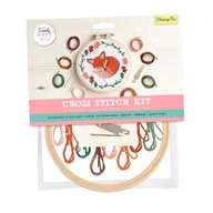 ALVÓ RÓKA KERESZTSZEMES HÍMZŐ SZETT