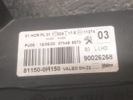 light front left PEUGEOT 108 lens LED 81150-0H150
