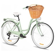 ЖІНОЧИЙ МІСЬКИЙ ВЕЛОСИПЕД 28 ORLANDO 7 ПЕРЕДАЧ SHIMANO LIGHT LADIES + БЕЗКОШТОВНИЙ КОШИК