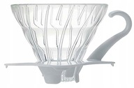 Drip szklany HARIO V60-02 biały Zaparzacz do kawy