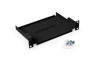 Półka rack 10" TRITON 150mm C1 perforowana czarna RAB-UP-X01-C1