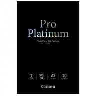 Canon Photo Paper Pro Platinu, foto papier, połysk, biały, A3, 300 g/m2, 20