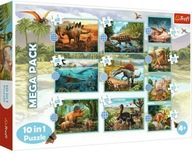 Puzzle 10w1 Poznaj wszystkie dinozaury TREFL