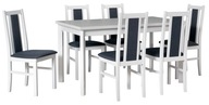 Sada rozkladací stôl MODENA 1P a 6 stoličiek BOS 14 Produkt Poľský farby