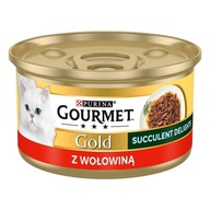 Mokra karma Purina GOURMET GOLD Succulent Delights Wołowina 85g