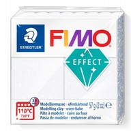 Modelina FIMO effect 57g - 002 biela trblietky