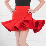 JDamska spódnica latynoska sukienka do tańca towarzyskiego Tango RumbaWu