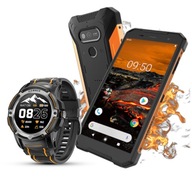 Smartfon Hammer Explorer Pomarańczowy + Watch Plus