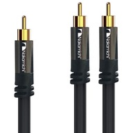 NAKAMICHI Kabel 1RCA-2RCA do subwoofera typ Y 7,5m