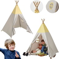 NAMIOT DOMEK DLA DZIECI DO POKOJU TIPI PARAWAN SZAŁAS WIGWAM 164x120 cm XL