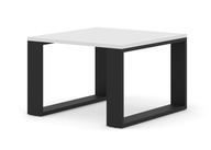 Lavica konferenčný stolík LUCA 60x60 cm biela mat