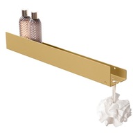 Półka pod prysznic łazienkowa Wisząca ISLA 60cm +Złoty Uchwyt na Papier