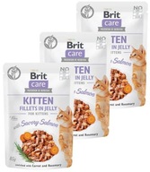 BRIT CARE KITTEN FILLETS ŁOSOŚ W GALARETCE 12x85g