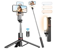 Selfie Stick Tripod Monopod do telefonu komórkowego z oświetleniem LED