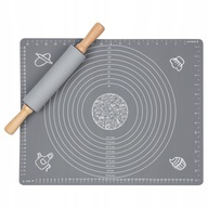 ASZTAL SZETT SZILIKON SZŐNYEG + TÉSZTAHENGER