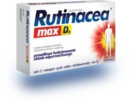 Rutinacea Max D3 Odporność Dla Dorosłych Rutozyd Wit C i D3 60 tabletek