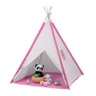 Różowy namiot tipi dla dzieci super zabawa