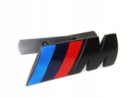 LOGO EMBLEMAT znaczek BMW M-Power Na Grill Atrape CZARNY SHADOW M PAKIET