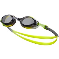 Okulary pływackie Nike Os Chrome Junior 8-14 lat NESSD128-042 biało-zielone