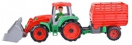 KAMOON Lena Truxx Traktor s vozom na seno, dekoračná lepenka