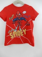 T-shirt Marvel spiderman czarwony M&S 104