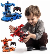 AUTO TRANSFORMERS ROBOT 2W1 ZDALNIE STEROWANY NA PILOT SAMOCHÓD NA PILOTA=