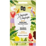 AA Voyage 2v1 peeling krémová maska papája ananás