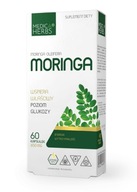 MEDICA HERBS Moringa Oleifera 650 mg 60 kap. Wit.A Bielkoviny Hladina glukózy