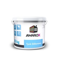 Tynk silikonowy Amarox 25kg 1,5mm zbrojony włóknem