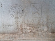 SKODA FABIA II LIFT 10-14 bumper 5J0807221D