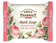 Green Pharmacy mydlo do kúpeľa v kocke Ruža 100g