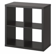 IKEA KALLAX Regál, čiernohnedý 77x77 cm