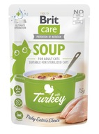 BRIT CARE CAT SOUP WITH TURKEY / Zupka dla Kota z Indykiem 75g