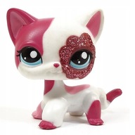 LPS Littlest Pet Shop KOTEK SHORTHAIR biało różowy