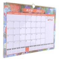 2024 Wall Calendar Large Calendars Year Monthly Desk Home Hanging
