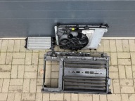 Opel Corsa F support panel for radiators blinds radiator condenser fan komplet