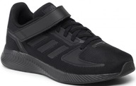 28 BUTY ADIDAS DZIECIĘCE CZARNE RZEPY GX3529