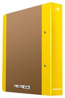 Krúžkový zakladač "Life", neónovo žltá, 50 mm, A4, kartón, DONAU