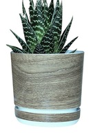 14 cm VILÁGOS TÖLGY kaspó fa utánzat tölgyfa deszka fa minta