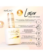 NAILAC TOP Laser Holo Gold 7ml